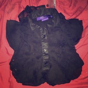 NEW Ruffled bunched blouse MAKR AN OFFER🛑